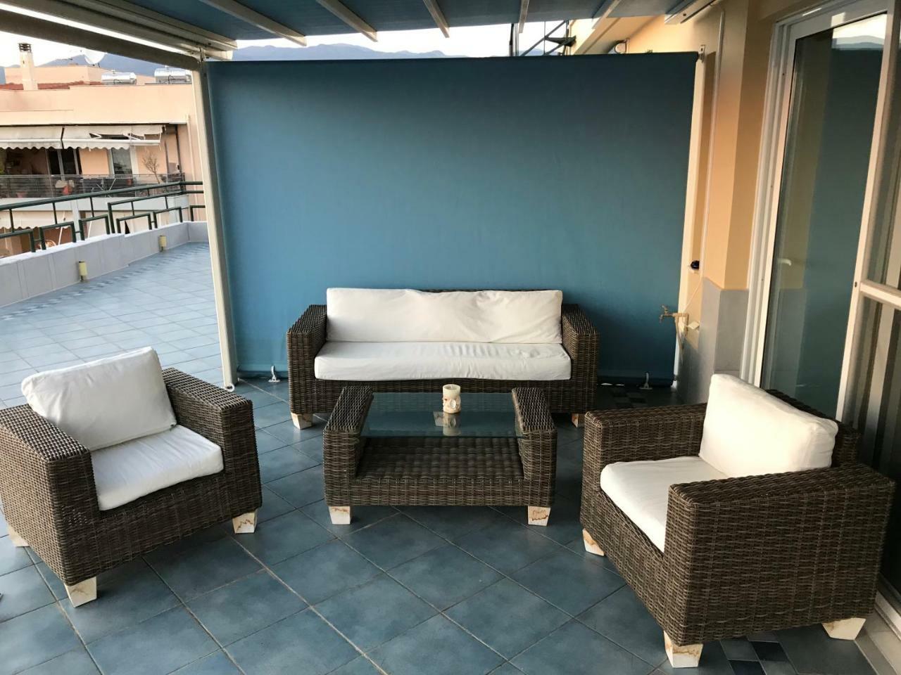 Tg Kalamata Beach Studio With Sea View Terrace Apartment Exterior photo